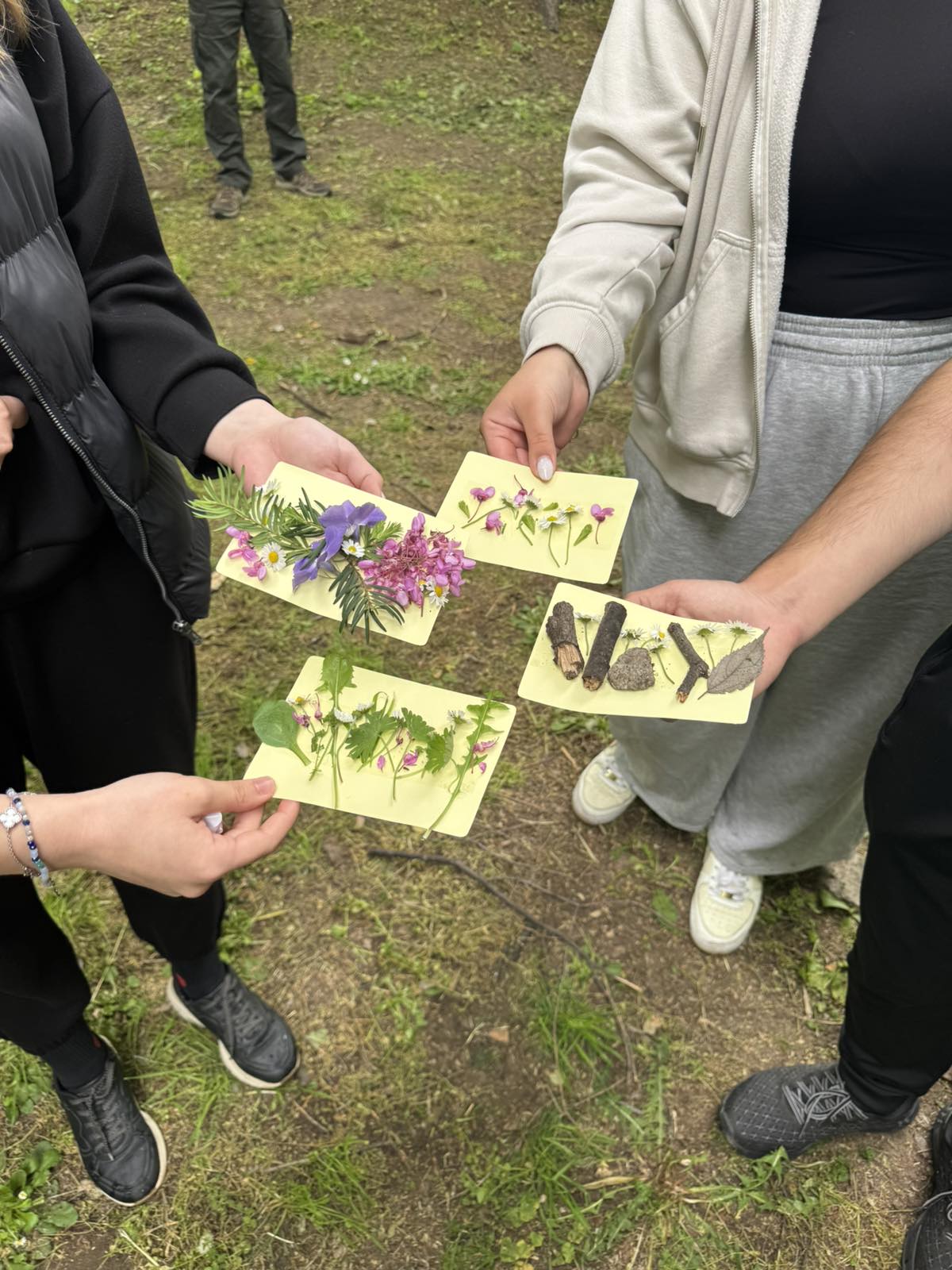 NTG students stepped into the role of foresters in an interactive lesson in nature